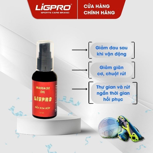 Combo Dầu lạnh giảm đau Dầu nóng xoa bóp LIGPRO dạng xịt Hiệu quả trong và sau vận động thethaochinhhang