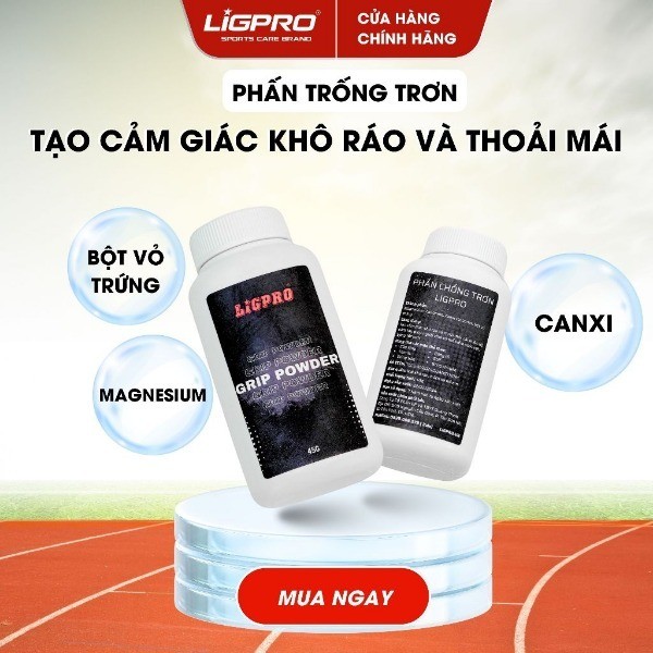 Phấn chống trơn Ligpro 45gram Giảm mồ hôi tay khi chơi cầu lông Bóng Rổ Tennis Bóng Chuyền Hiệu quả thethaochinhhang
