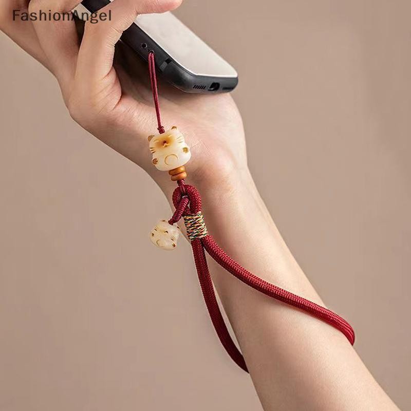 FashionAngel Hoạt Hình Dễ Thương Bồ Đề May Mắn Dây Điện Thoại Ốp Lưng Điện Thoại Đa Năng Chống Mất Dây Điện Thoại Dây Đeo Cổ Tay Ngắn VN