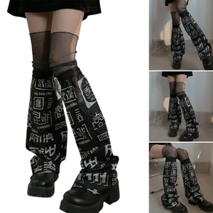 Treeling Nữ loe Chân Ấm Bông Tai Kẹp Chân Tay Goth Baggy Còng Mắt Cá Chân Heap Tất