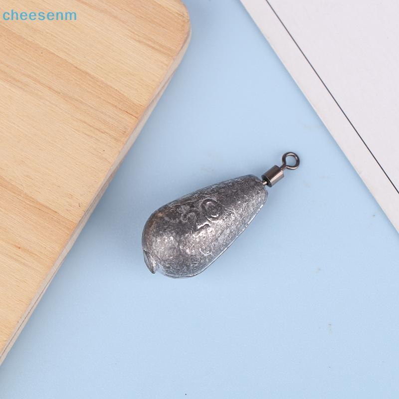 Cheenm 10 Chiếc Chì Chì Chìm Ngược Câu Cá Dẫn Xoay Tám Hình Vòng Câu Cá Chì Chìm Trượt Chìm Nước Thả Chìm VN