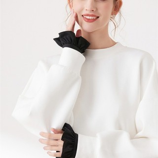 CAPA tay áo trumpet thêu ren cho áo len, dễ gắn và mở rộng