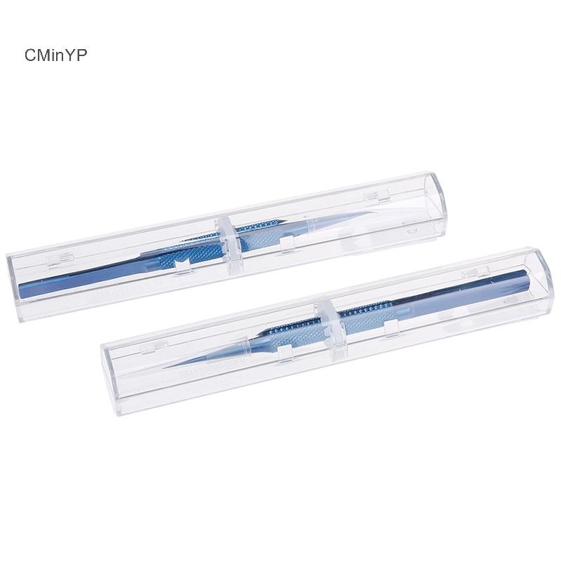 Dụng cụ sửa chữa nhíp hợp kim titan CMinYP Nhíp vân tay chính xác cạnh 0,15mm Glory