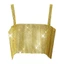 Pealike Nữ Không Tay Lấp Lánh Kim Cương Giả Cami Crop Spaghetti Dây Đeo Xe Tăng Áo