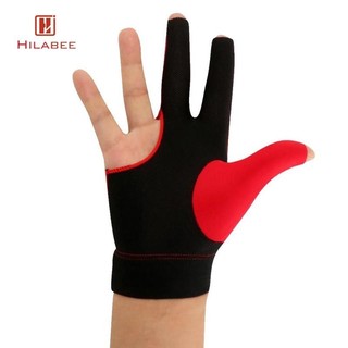 Hilabee 3-Finger Chuyên Nghiệp Co Giãn Tay Phải Snooker Bể Cue Bi-a Xanh