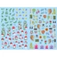 FAVORITEGOODS Móng Tay Nghệ Thuật Decal, Tím Ác Mắt Mùa Hè Miếng Dán Móng Tay, Phụ Kiện Móng Tay Rắn Dính Lâu Dài Thanh Trượt DIY Làm Móng Tay Decal