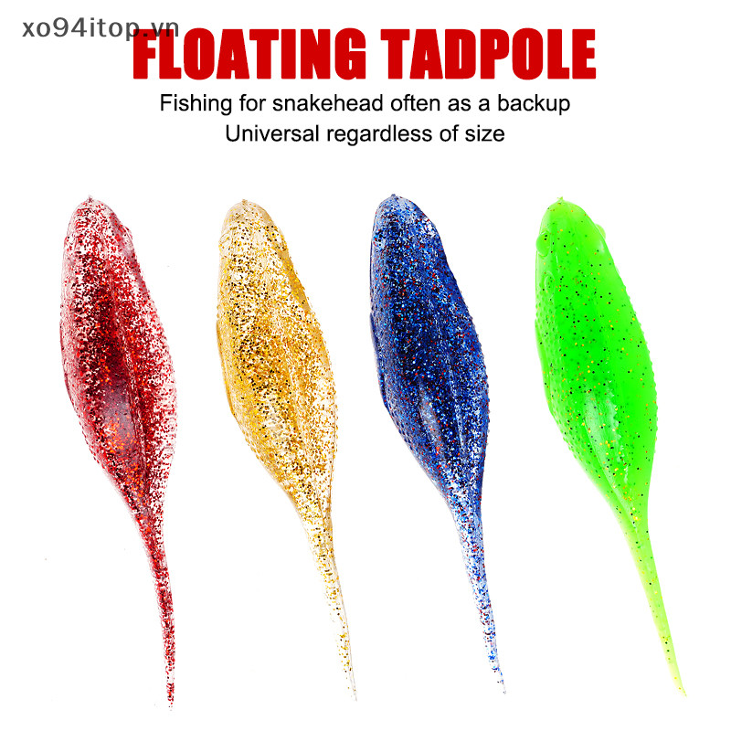 Xoitop Tpe Floag Tadpole 10.5cm12.5g cho Fighg Black Bass và Bucktails với giun mềm. Vn Vn