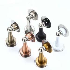 Chặn cửa chống va đập inox 304 nam châm siêu hít cực mạnh chuyên cho cửa nặng, to, giữ cửa gắn sàn chắc chắn
