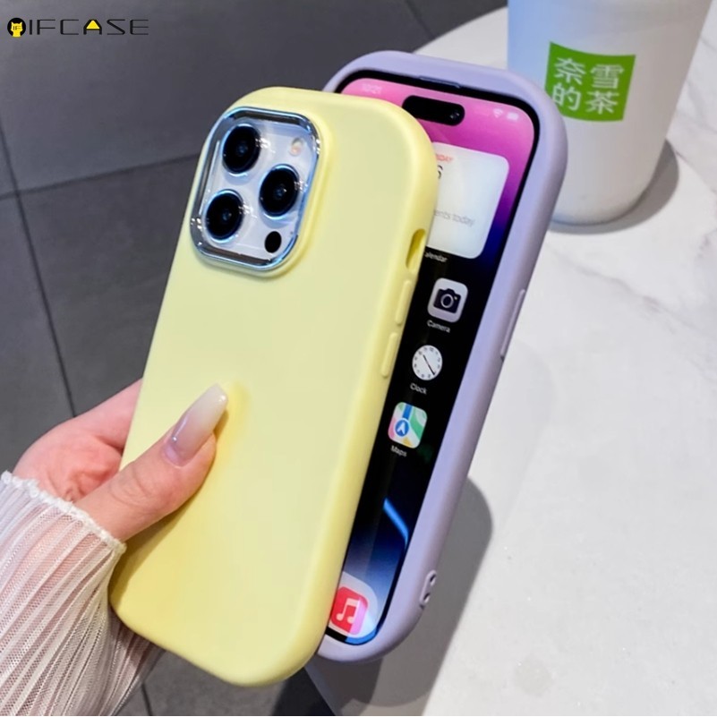 Dành Cho iQOO 12 Pro Neo 9 9S Pro Plus Z9 Turbo Z9x Ốp Điện Thoại Hình Bầu Dục Dễ Thương Mạ Tròn Màu Kẹo Mờ Mờ Đơn Giản Bé Trai Bé Gái Silicon Mềm Vỏ Silicon Ốp Lưng