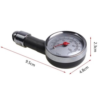 Máy đo áp suất lốp FANIELLAPOWELL, Máy đo áp suất mặt số Mini có độ chính xác cao, Dụng cụ đo áp suất không khí bằng kim loại