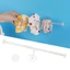Giá treo khăn YUUKII, Giá treo khăn trong suốt tại nhà, Giá đựng giấy vệ sinh đa chức năng không đục lỗ chất lượng cao