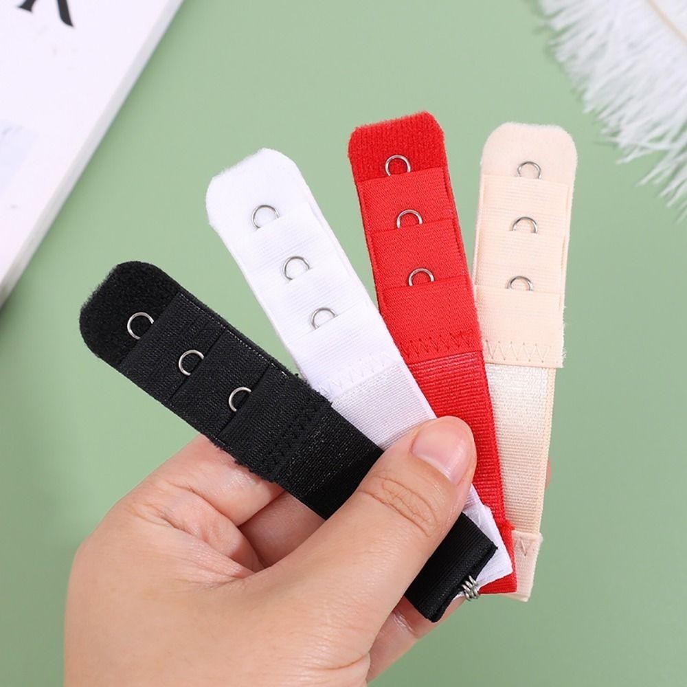 TOPTOOLCX 1 / 8 Chiếc Áo Ngực Mở Rộng Khóa, Phụ Kiện Đồ Lót Nylon Khóa Áo Ngực Mở Rộng, Có Thể Điều Chỉnh Thắt Lưng Khóa 1 Hàng 3 Móc Dây Đeo Móc Mở Rộng Nữ