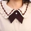 SAIA Cross Bowtie, Dây buộc áo sơ mi Polyester có thể tháo rời, JK Trang trí đồng phục Phụ kiện trang phục Thắt nơ chéo