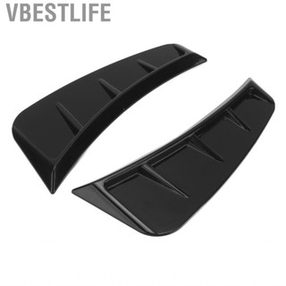 VBESTLIFE Side Marker Air Wing Vent Cover Trim ABS Glossy Black Phụ kiện ngoại thất đa năng cho ô tô