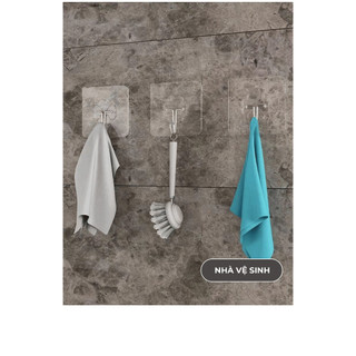Móc inox dán tường siêu dính Buna chịu lực tốt nhất dành cho gia đình, văn phòng