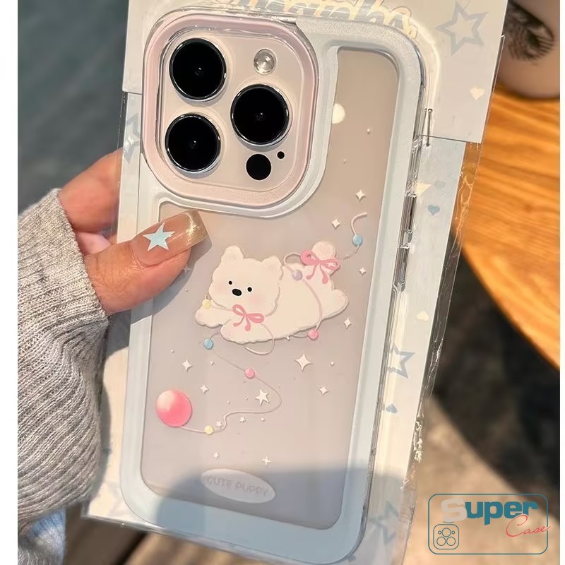 Dành Cho Realme C51s C67 C53 C51 C63 C12 C65 C15 Note 50 60 C25 C61 C25s C21Y C33 C25Y C20 C11 C35 C21 5i 5 6i 5s 11 9i C30 C55 C2 C1 C3 C31 C20A Hoạt Hình Chó Con Nơ Dễ Thương Hộp đựng hoa
