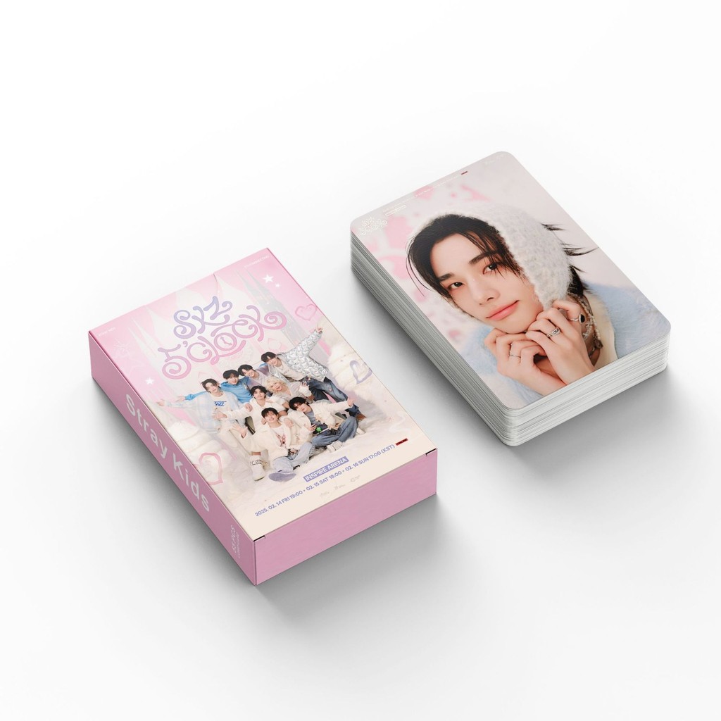Linxx 55 Chiếc Stray Kids 5Clock Album Lomo Card Kpop Photocards Bưu Thiếp Series