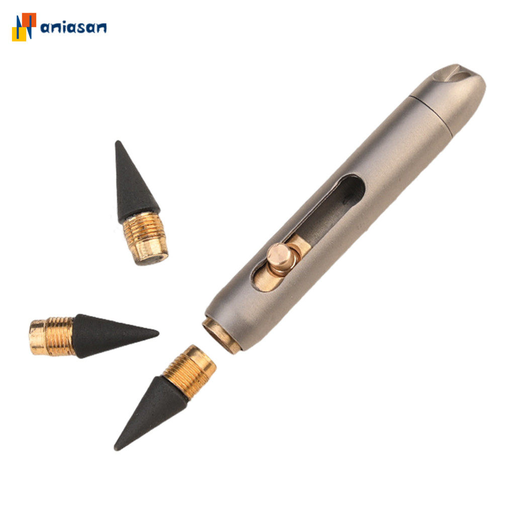 Bút bi titan siêu bền, cầm thoải mái, viết mượt, thay ruột dễ, EDC mini