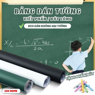 Bảng Decal Dán Tường Viết Phân, Bảng Trắng Viết Bút Lông Không Hại Tường, Bảng Dạy Học Cho Bé Tập Viết
