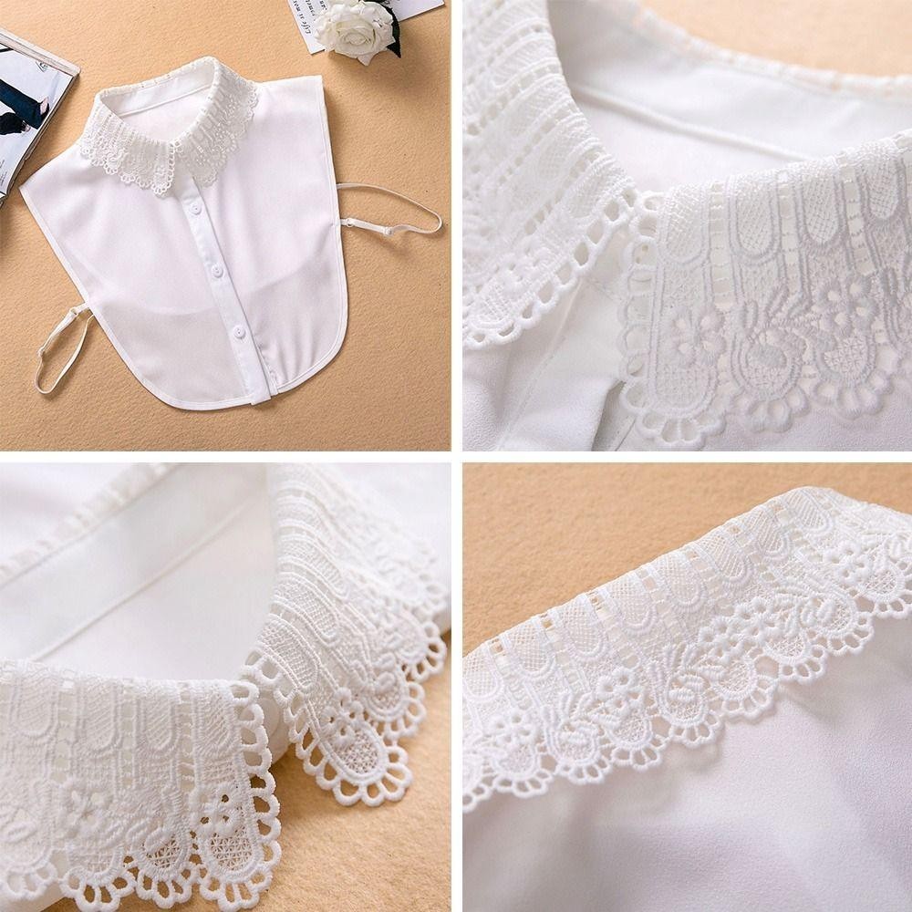 Cổ áo giả rendetachable DIY, điều chỉnh cho quần áo của phụ nữ và bé gái