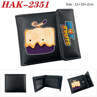 GS4 Blox Trái Cây Hoạt Hình Anime Da PU Ví In Tiền Xu Ví Gấp Đa Năng Khe Cắm Thẻ Túi S