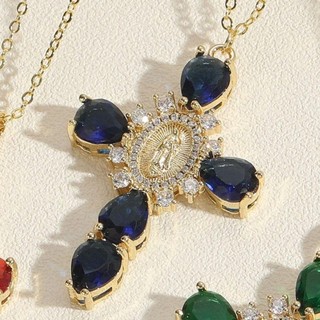 Vòng cổ chuỗi chữ O SMILE, Trang sức thời trang Ngày lễ tình nhân Mặt dây chuyền chữ thập Zircon, Phụ kiện tiệc màu vàng Phụ kiện trang sức Dây chuyền Choker