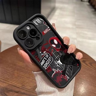Carcasa De TeléFono Spider-Man Vỏ Điện Thoại Cho Iphone 15 11 12 14 13 Pro Max 7plus Xr X 15 7 8 Plus Mini Xs Max Se 2020 Vỏ TPU Mềm Chống Sốc Sky Eye Ladder Cover