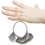 Bộ công cụ đo kích thước vòng THEGIRL8B, Công cụ đo vòng kim loại bền bỉ, Nhẫn dính cạnh mịn Vòng nhôm Bộ dụng cụ kích thước trang sức Mandrel dành cho nữ Nhẫn nam