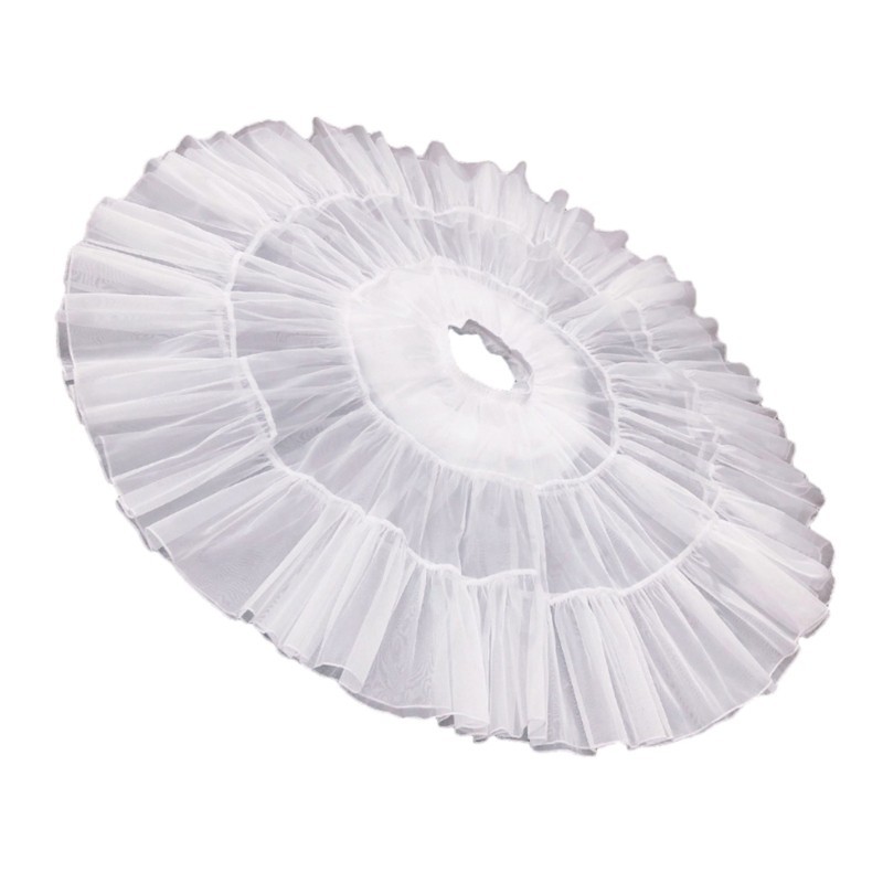 FL Hoopless Petticoat Váy Nữ Dưới Đầm Dài Đầu Gối Váy Crinoline