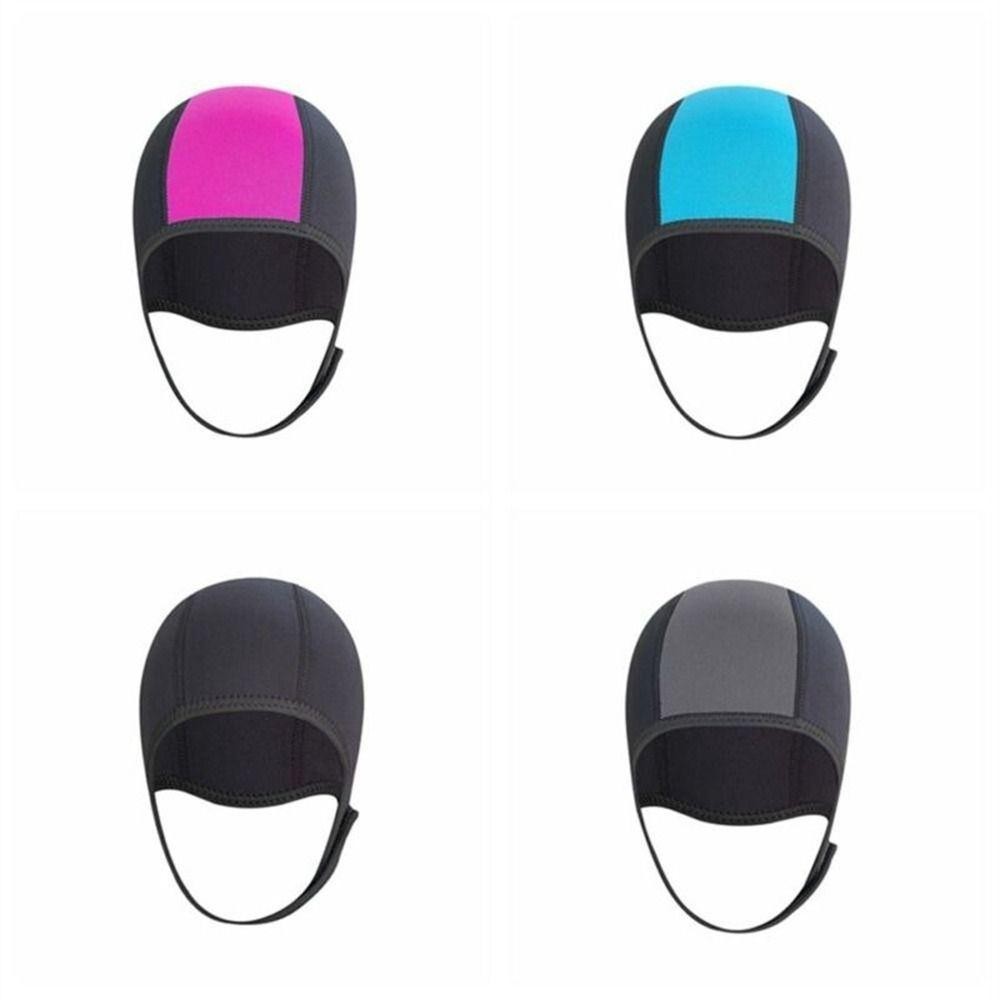 Mũ lặn cao su tổng hợp FEDAOG, Mũ bơi dày 2,5mm, Mũ trùm đầu giữ nhiệt bằng Nylon nam nữ