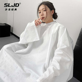 Vải cắt tóc salon chuyên dụng, chống dính, có tay áo, cao cấp, hợp thời trang