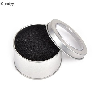 Ndy Bạc Tròn Kim Loại Trang Sức Hộp Đồng Hồ Hiển Thị Hộp Đựng Đồng Hồ 6.5 * 4cm N