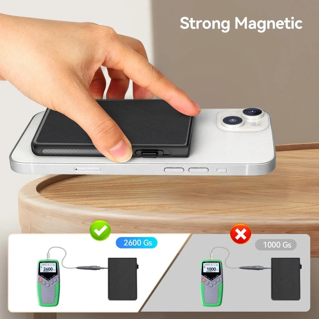 Hộp đựng thẻ điện thoại di động MagSafe Ví mỏng Tự động bật lên Giá đỡ thẻ điện thoại từ tính Tương thích cho Iphone Samsung