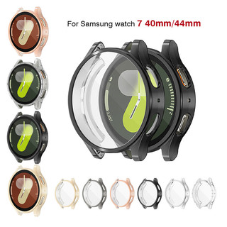 Ốp Lưng Cho Samsung Galaxy Watch 7 40mm 44mm Vỏ Mềm TPU Mạ Điện Bảo Vệ Màn Hình Full Frame