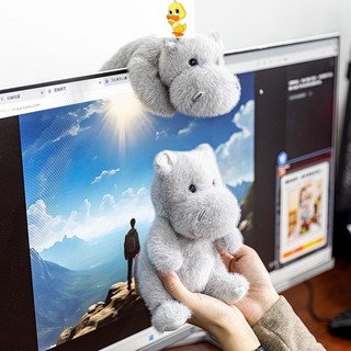 PLUS Palm Treasure Series Hippopotamus Đồ chơi sang trọng Hippopotamus Đồ chơi sang trọng Mềm mại Đồ chơi sáng tạo sang trọng Trang trí phòng khách Trang trí phòng ngủ Gối Sofa Quà tặng cho trẻ em