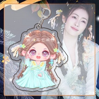 Bạch Nguyệt Phạn Tinh móc khoá chibi Bạch Thước Bạch Lộc đáng yêu