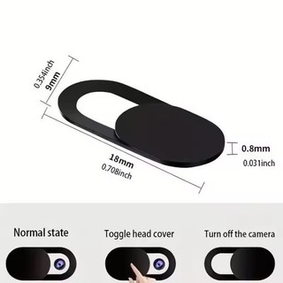 3-5 Chiếc Webcam Bao Bảo Vệ Ống Kính Bảo Vệ Miếng Dán Riêng Tư Cho Miếng Lót Điện Thoại PC Máy Tính Bảng Ống Kính Riêng Tư Đen Trắng Miếng Dán Phụ Kiện