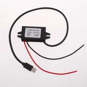 OXXGGKAO 12V sang 5V 3A Bộ chuyển đổi bước xuống Type-C USB Buckk Bộ điều chỉnh điện áp