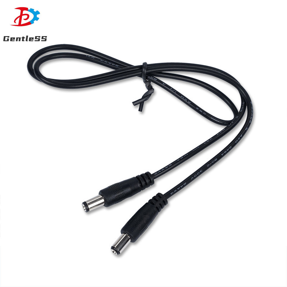 Cavo Alimentatore 14AWG 5.5x2.5mm Femmina-Maschio: Per Strisce LED E CCTV (1.5m/3m)