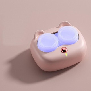 Máy làm sạch ống kính tiếp xúc NOOKSTORY, công nghệ siêu âm loại bỏ protein tự động, dễ dàng vệ sinh ở bất kỳ nơi đâu
