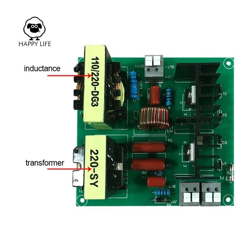 [Xinggao] 220V 40KHz Hỗ trợ Bảng mạch làm sạch siêu âm 150W Bo mạch chủ cho máy giặt ô tô Máy giặt Máy phát điện Đầu dò