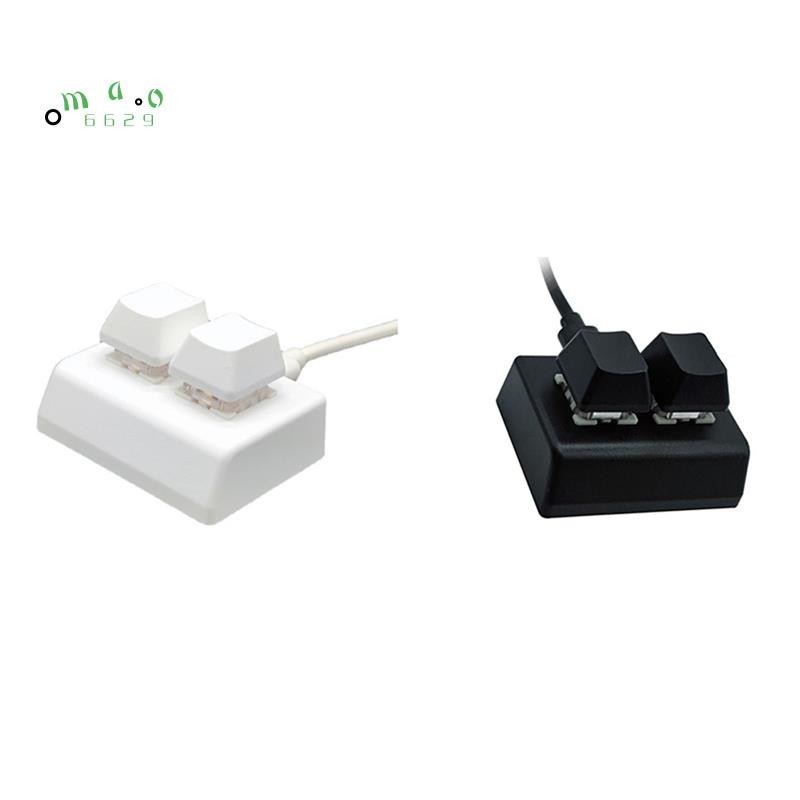 2 Phím Bàn Phím Mini Lập Trình Macro RGB Công Tắc Đỏ Chơi Game Vẽ OSU Tùy Chỉnh