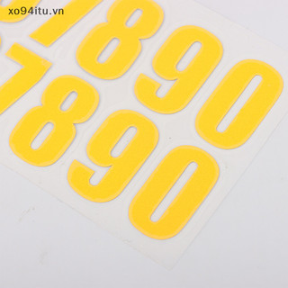 Xoitu Xe Phát Sáng Số Miếng Dán Dạ Quang Chữ Số Dán Xe Tạm Thời Paking Điện Thoại Hộp Thư Thẻ Ngăn Kéo Ký Cửa Khách Sạn Mảng Bám Nhãn VN