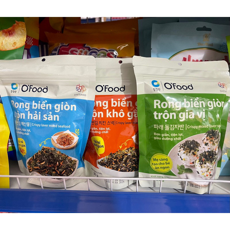 [ComBo 2 Gói] Rong Biển Trộn Cơm O’food Đủ Vị 30g [san pham chat luong ...