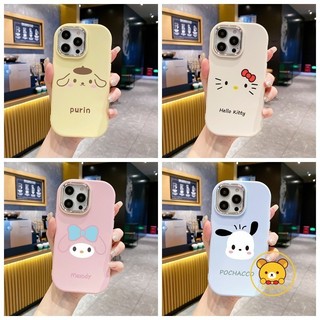 Ốp điện thoại hoạt hình Hello Kitty Melody cho Redmi Note 13 Pro 5G 13 Pro Plus 12 Pro 5G 12 Turbo 11S 5G 11T 10 5G 10T Ốp điện thoại chất lượng cao Pochacco Purin Kuromi Skin Feel Back Cover