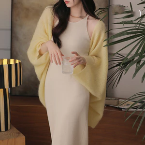 Suxi Retro Phong Cách Hàn Quốc Đơn Giản Dệt Kim Áo Len Dệt Kim Rời Nữ 240306
