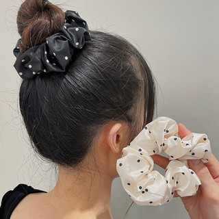 Thời Trang Hàn Quốc Dây Buộc Tóc Co Giãn Satin Scrunchies Nữ Oversize Tóc Dây Cao Su Ngọt Ngào Đa Năng Đầu Dây Phụ Kiện Tóc