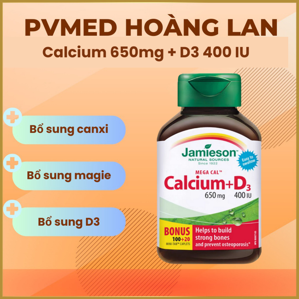 Viên Uống Calcium Magnesium D3 Jamieson 200 Viên | Shopee Việt Nam