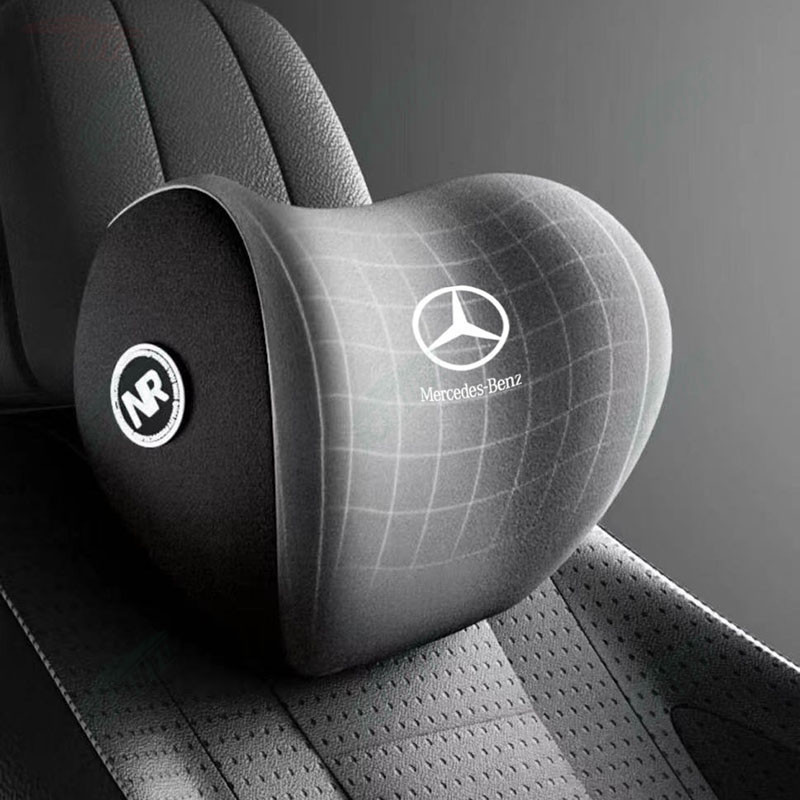 【 Gối tựa đầu & thắt lưng 】 Mercedes Benz Giảm mệt mỏi - Bảo vệ cổ & vai - Lõi xốp nhớ - Đồng hành lái xe tối ưu cho GLE E C GLC A CLA V GLA Class Sprinte