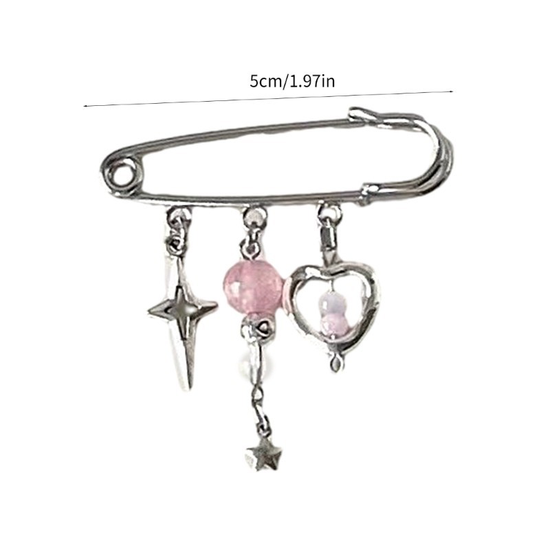 Coo Thời Trang Đính Hạt Pin Có Dây Xích Handmade Trâm Cho Túi Và Quần Áo Ba Lô Mặt Dây Chuyền Huy Hiệu Thời Trang Quần Áo Acces